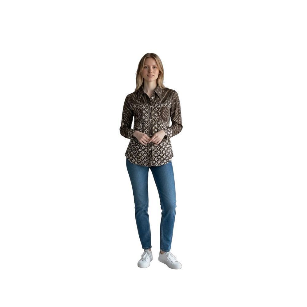 Vintage 70’s Women’s Western Style Shirt Size 7